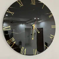 ساعت طرح سنگ مرمر دستساز قطر۶۰