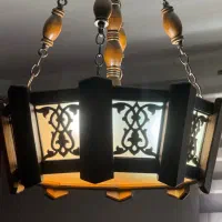 لوستر چوبی
