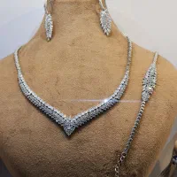 سرویس نقره روکش طلا سفید