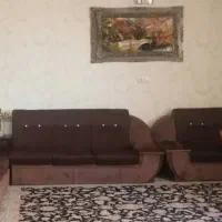 مبل راحتی 7 نفره و 4 تا صندلی غذا خوری بدون میز