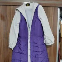 کاپشن نو و تمیز که نهایت یکی دوبار پوشیده شده.