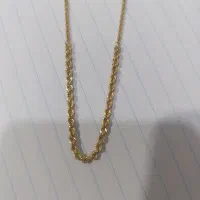 زنجیرطنابی طلا سبک|جواهرات|خرمآباد, |دیوار