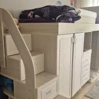 تخت وکمدکودک ونوجوان|تخت و سرویس خواب|مشهد, طرق|دیوار