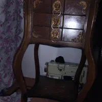 میز تلفن چوبی