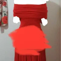 لباس مجلسی قرمز نو