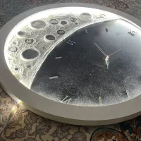 حراج تابلوماه تکسچر همراه با ساعت|ساعت دیواری و تزئینی|تهران, زعفرانیه|دیوار