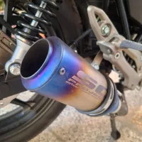 اگزوز موتورسیکلت SC قهرمانی (سایلنسر دار)|قطعات یدکی و لوازم جانبی|اصفهان, چرخاب|دیوار