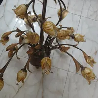 لوستر کریستالی گل لاله