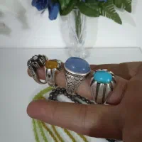 انگشتر نقره وتسبیح شاه مقصود