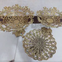 سه عدد ظرف برنزی تمیز