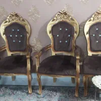 مبل سلطنتی ۷نفره و میز نهار خوری ۴نفره  کارکرده|مبلمان خانگی و میز عسلی|پاکدشت, پاکدشت (مامازند)|دیوار