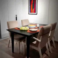 میز ناهارخوری ۶ نفره ابعاد ۱۶۰×۹۰