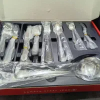 سرویس قاشق چنگال استیل اصل 32پارچه