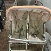 کالسکه دوقلو خارجی|کالسکه و لوازم جانبی|قم, تعویض پلاک|دیوار