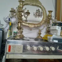 آینه شمعدان برنجی