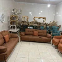 مبل ژوبین فرانسوی هشت نفره مبلمان پوریا