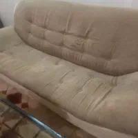 مبلمان راحتی ۵نفره  ۲عددپشتی برجسته جدید|مبلمان خانگی و میز عسلی|نهاوند, |دیوار