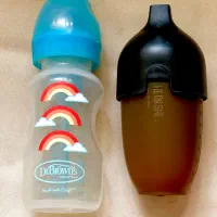 دو عدد شیشه شیر(هی اور شی و دکتر بران)