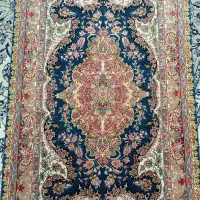 قالیچه دستباف گل ابریشم تبریز
