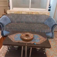 مبل ۷ نفره آبی|مبلمان خانگی و میز عسلی|اصفهان, هزارجریب|دیوار