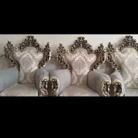 مبلمان 9نفره سلطنتی چوب گردو