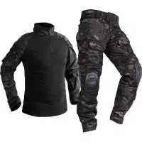 ست مسیف شلوار مولتیکم مشکی