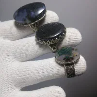 انگشتر های خاص و کم نظیر شجر بوته ای و خزه ای