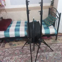 دو عدد پایه دوربین تاشو همراه باکیف ویک لوله زاپاس|دوربین عکاسی و فیلمبرداری|بندر امام خمینی, |دیوار