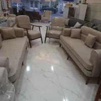 مبلمان ۸ نفره شیک|مبلمان خانگی و میز عسلی|میانه, |دیوار