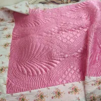 لحاف دست دوز طرح سنتی با پارچه های باکیفیت و قدیمی