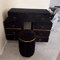 تخت و پاتختی و میز ارایش مخمل