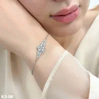 دستبند دخترانه نقره طرح ستاره جدید کارگاه نقره21-0|بدلیجات|تبریز, |دیوار