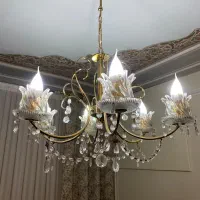 لوستر برنجی|لوستر و چراغ آویز|اصفهان, ناژوان|دیوار