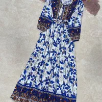 پیراهن ساحلی خزان