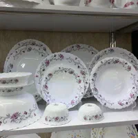 آرکوپال گل آبی و صورتی پارس اپال|ظروف سرو و پذیرایی|تبریز, |دیوار