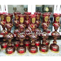 چراغ لاله عباسی شمعدان مذهبی اسما متبرکه|صنایع دستی و سایر لوازم تزئینی|شیراز, بازار|دیوار