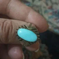 انگشتر نقره فیروزه نیشابوری|جواهرات|تهران, طیب|دیوار