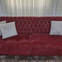 ۲ست راحتی سه نفره چستر به همراه میز جلو مبلی|مبلمان خانگی و میز عسلی|دزفول, |دیوار