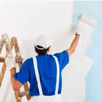 نقاشی ساختمان نقاش ، دیوارباغ ، استخر و اسکلت فلزی