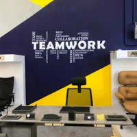 استیکر دیواری،حروف برجسته پلکسی،رنگ،طراحی فضای کار|خدمات پیشه و مهارت|آبادان, |دیوار