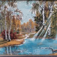 تابلوفرش ماشینی کاشان|تابلو فرش|تهران, هاشم‌آباد|دیوار