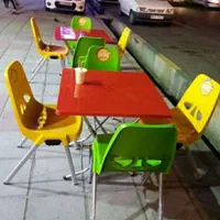 میز و صندلی باغی و فست فود / پلاستیکی مدل پیمان