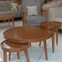 جلومبلی و عسلی گرد لبه دار ۴ تیکه((سهند مبل))|مبلمان خانگی و میز عسلی|کرمانشاه, |دیوار