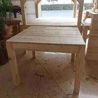 کرسی چوبی دوکانه سفارشی ابعاد 90 در 90 سانت مربع|بخاری، هیتر، شومینه|تهران, شهرک ولیعصر جنوبی|دیوار