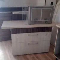 کابینت تمام ام دی اف با هود بالا و پایین