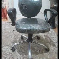 صندلی اداری چرخدار قابل تنظیم تکیه گاه و نشیمن