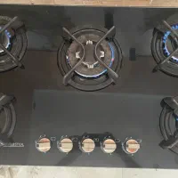 گاز صفحه ای شیشه ای ایلیا استیل