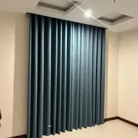 پرده آماده ریل ساده پانچی مینیمال الان کل شهر نصب|پرده، رانر، رومیزی|مشهد, عبادی|دیوار
