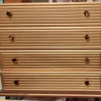 تخت دو نفره به همراه پاتختی و میز آرایش|تخت و سرویس خواب|تهران, باغ فیض|دیوار