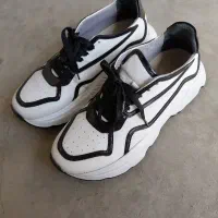کفش کتونی اسپورت لژ دار چرم مشهد اصل